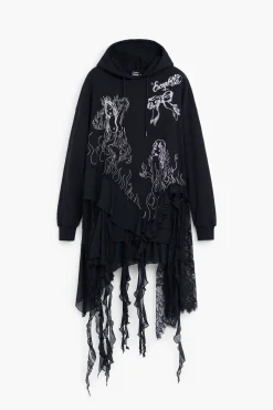 María Escoté hooded dress
