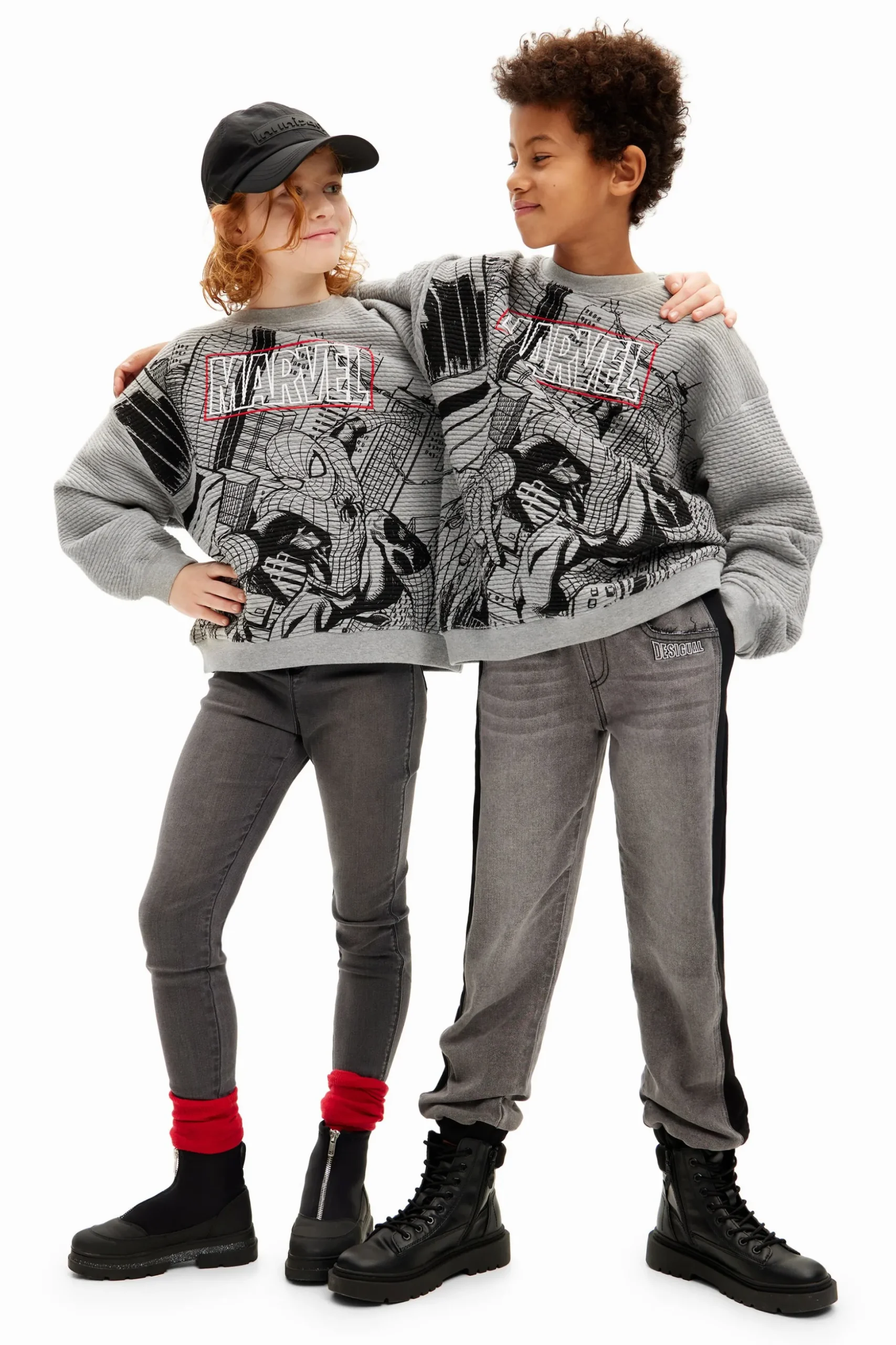 Marvel striped sweatshirt