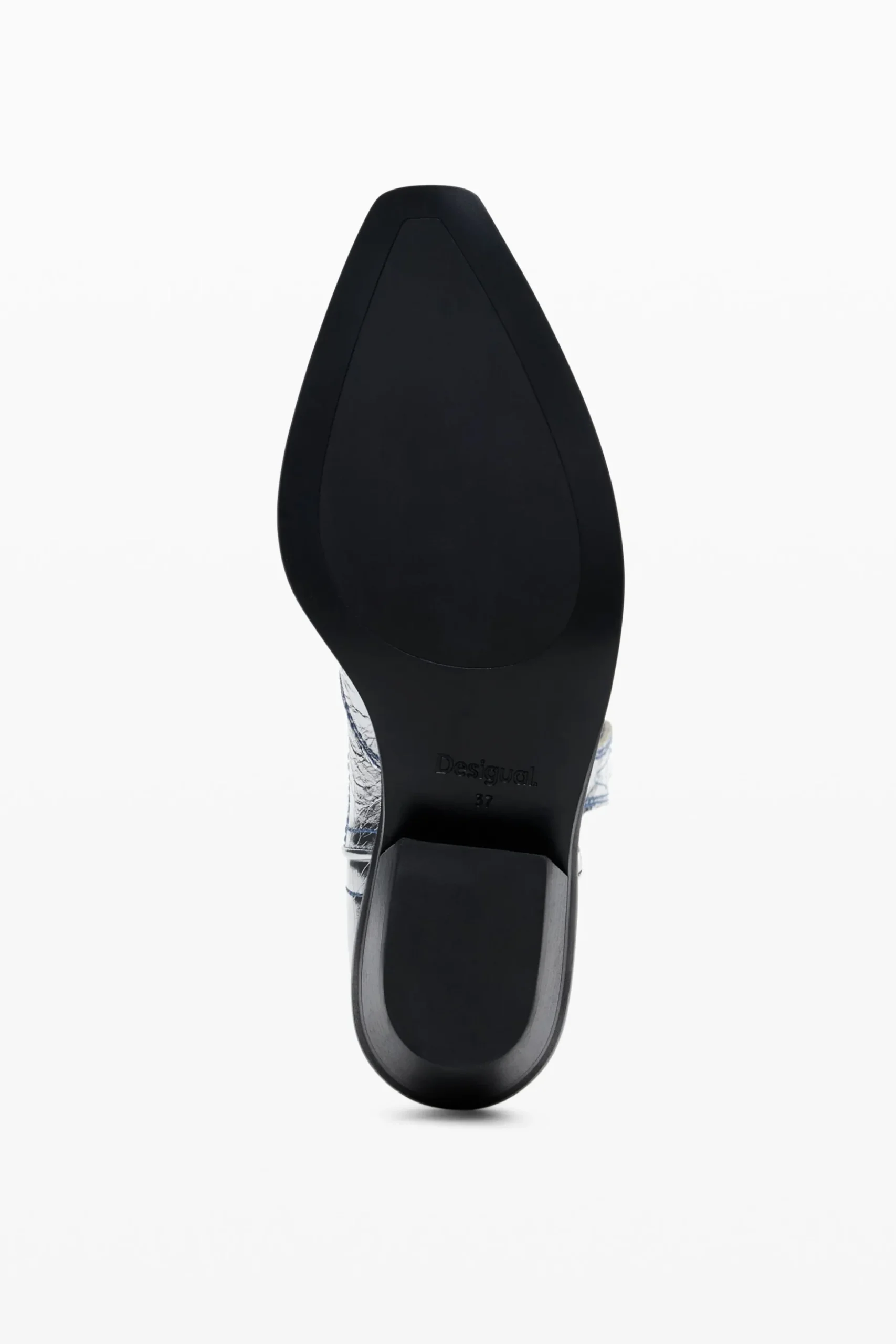 Metallic cowboy boot