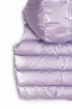 Metallic padded vest