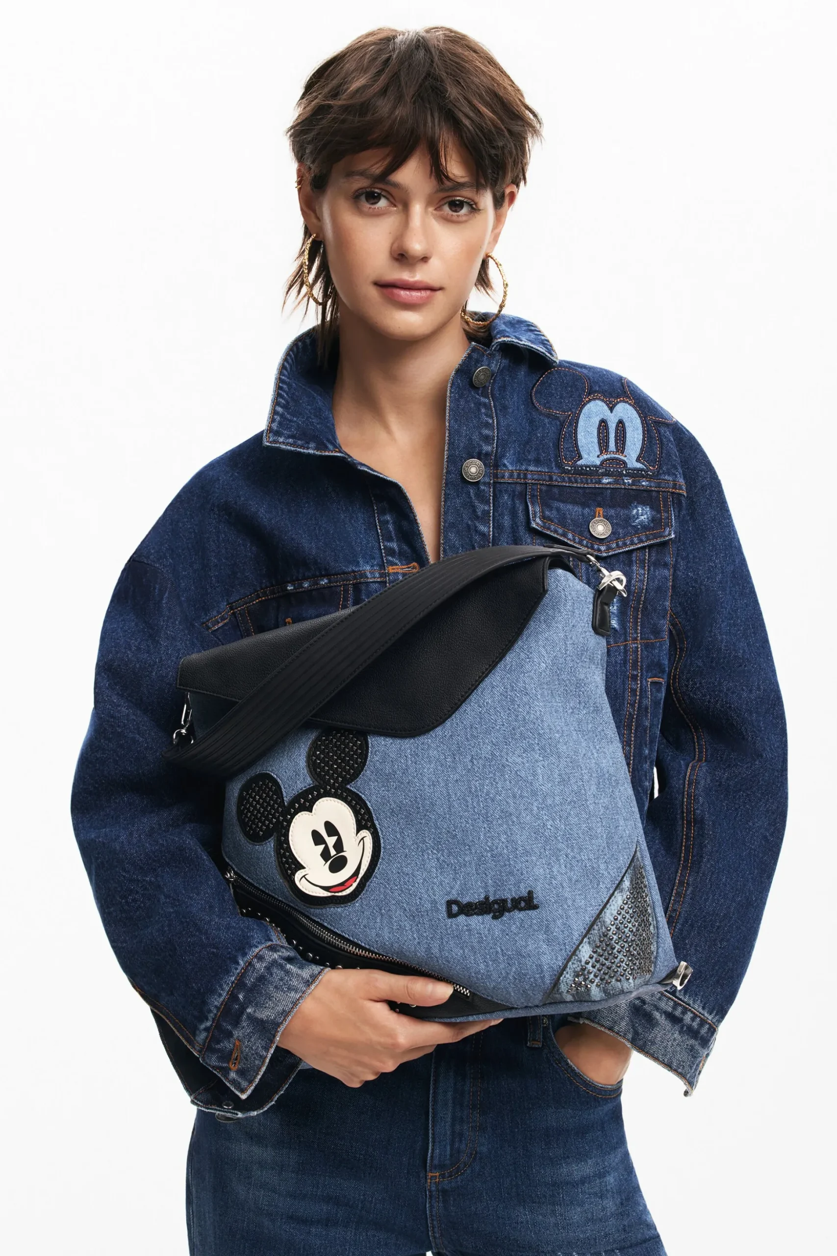 Mickey L denim backpack