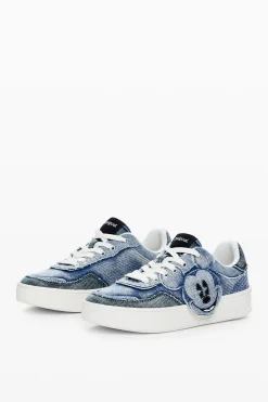 Mickey Mouse denim sneakers