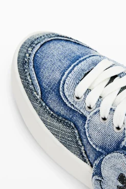 Mickey Mouse denim sneakers