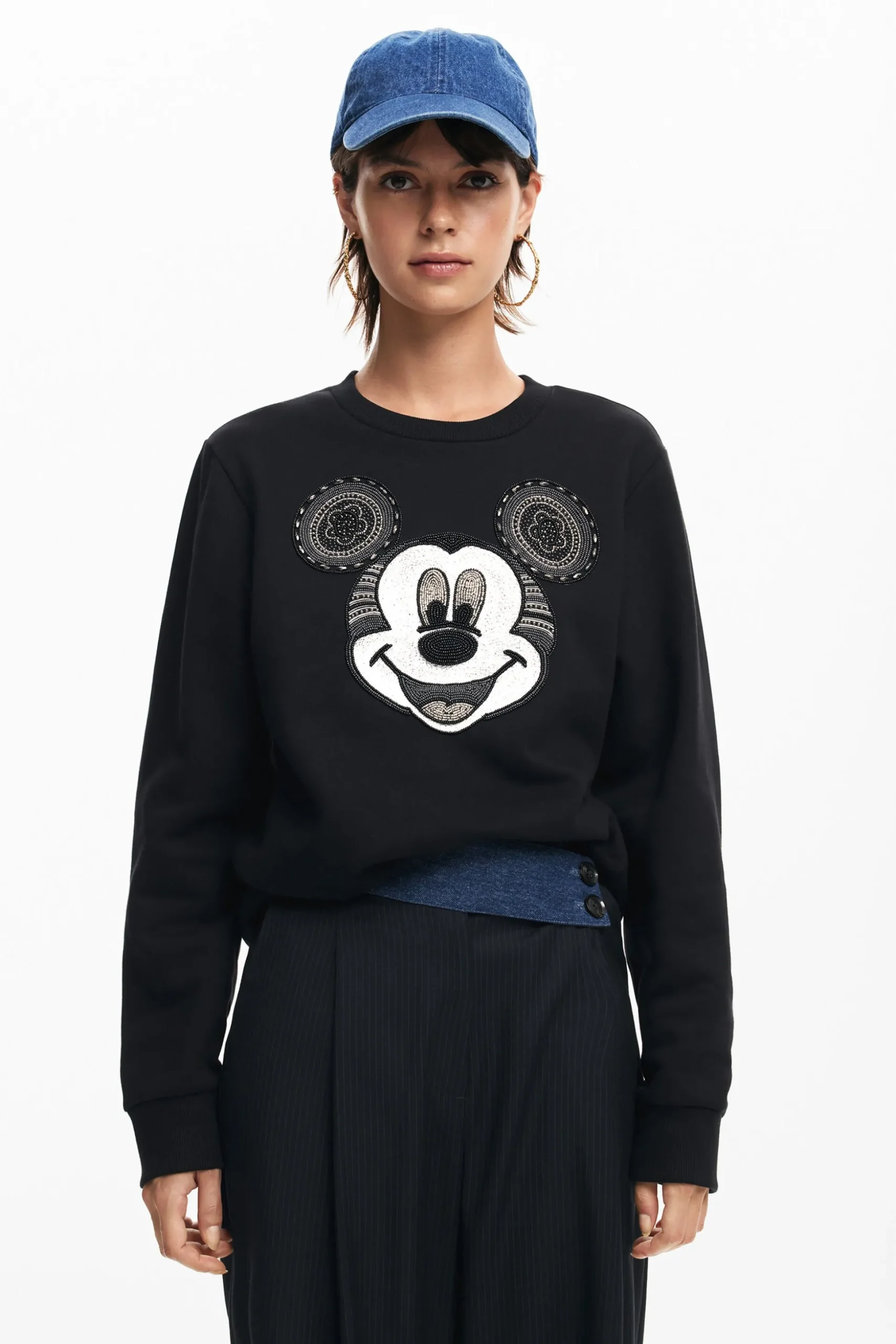 Mickey Mouse face sweatshirt