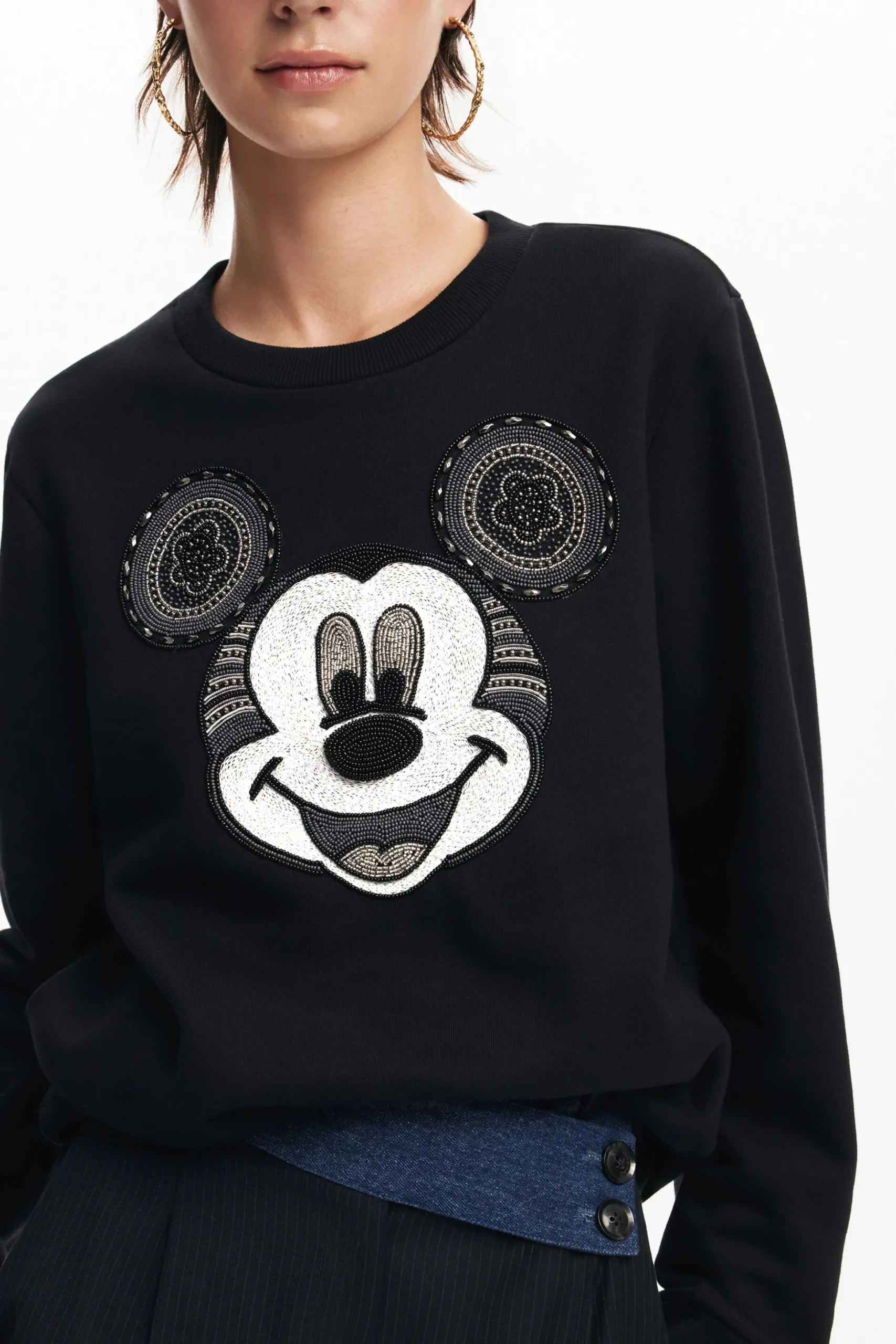 Mickey Mouse face sweatshirt
