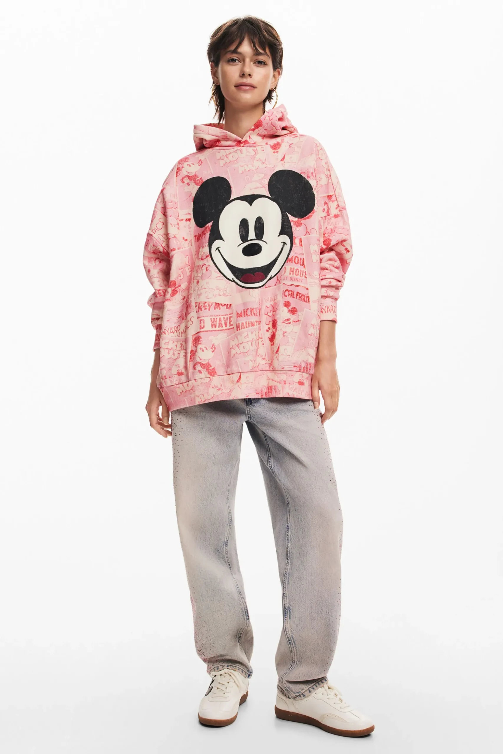 Mickey Mouse hoodie with drawstring