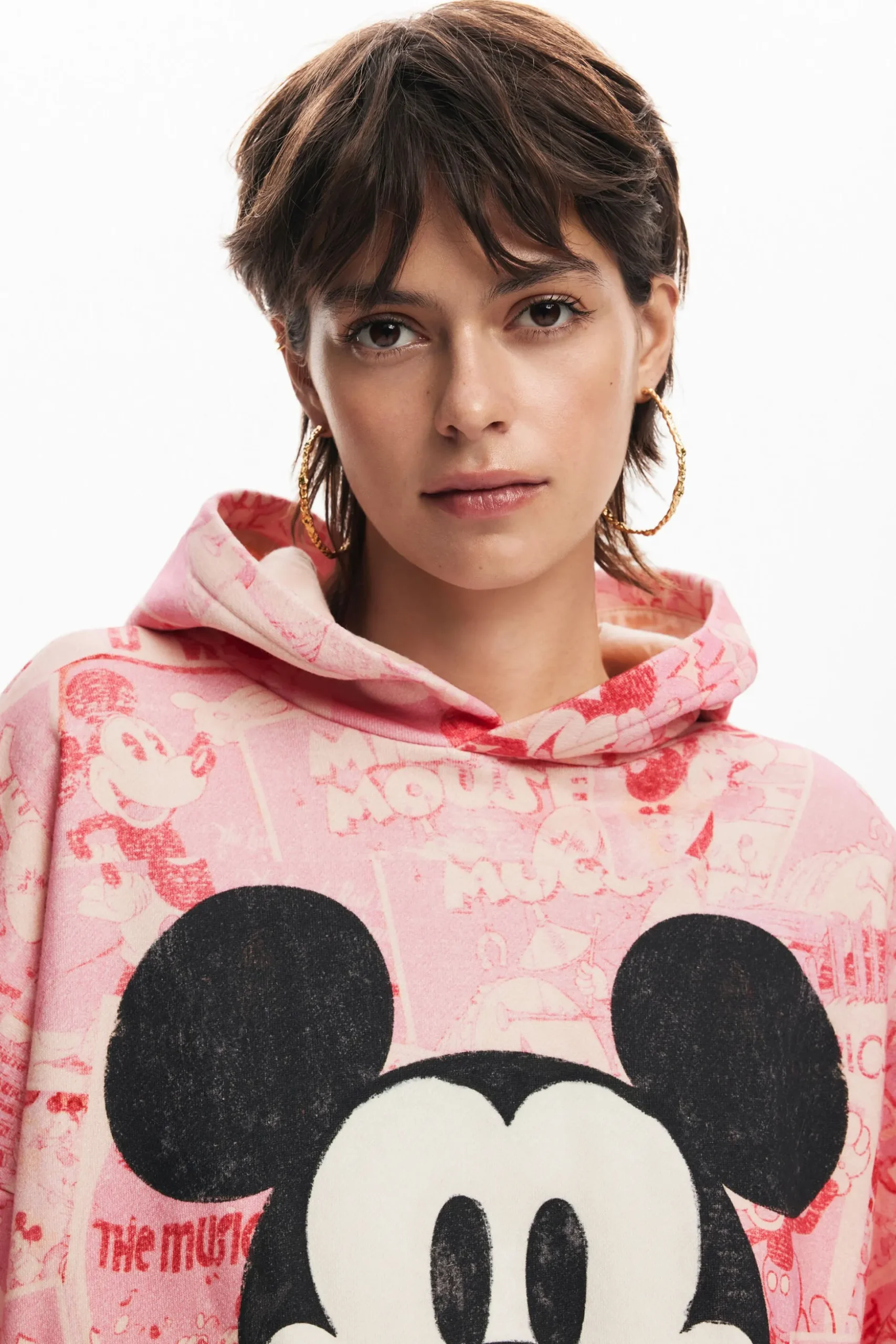 Mickey Mouse hoodie with drawstring