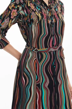 Midi shirt dress