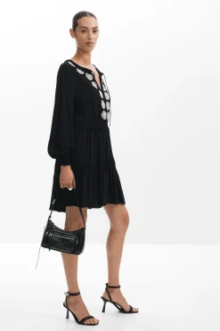 Mini dress with details