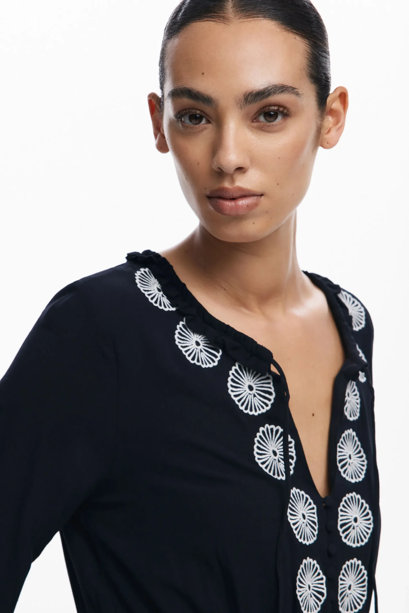 Mini dress with details