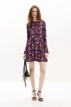 Mini floral dress M. Christian Lacroix