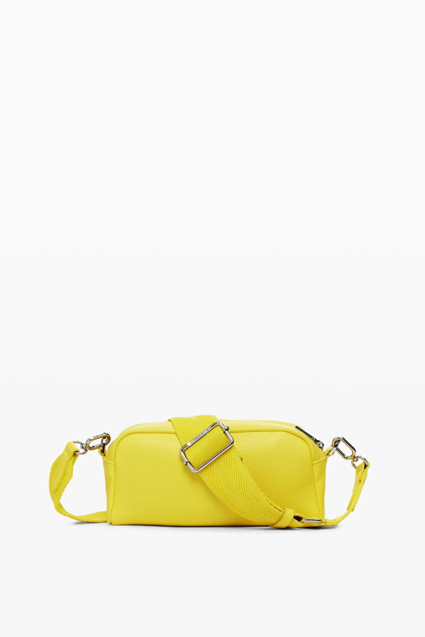 Multi-handle faux leather crossbody bag