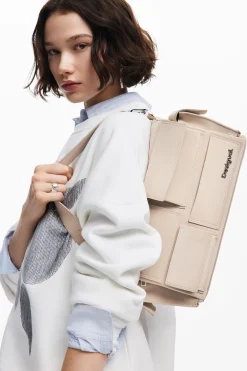 Multi-pocket baguette bag