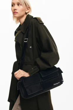 Multi-pocket baguette bag