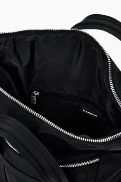 Multi-pocket nylon handbag
