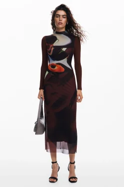 Multi-position midi dress