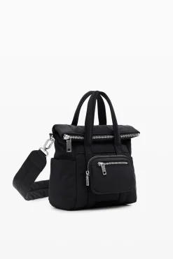 Multiposition nylon backpack