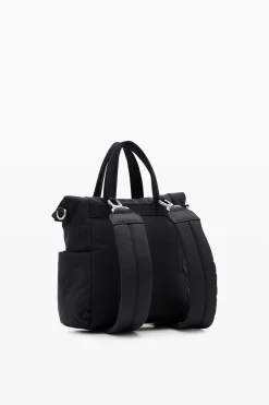 Multiposition nylon backpack