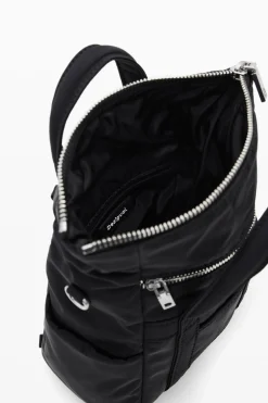 Multiposition nylon backpack