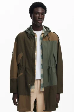 Multitone parka