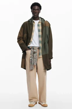 Multitone parka