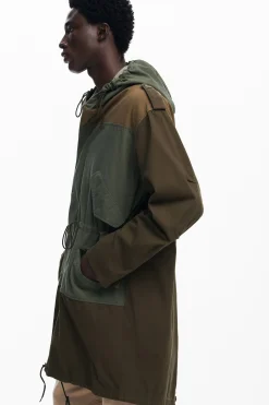 Multitone parka