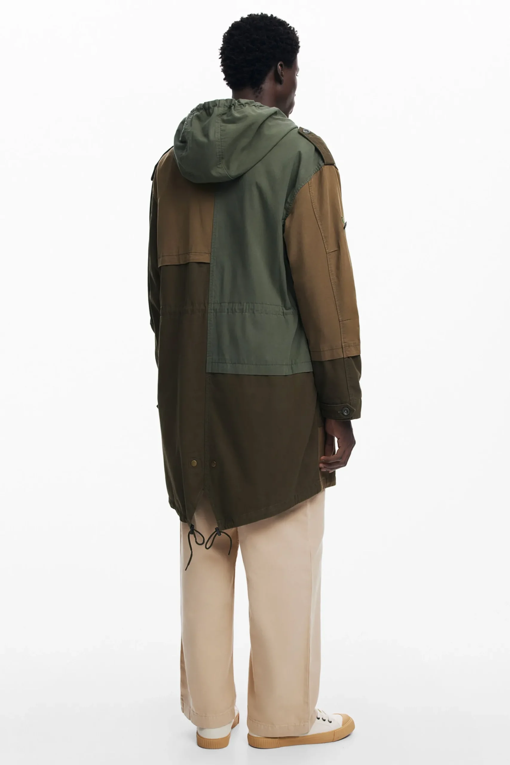 Multitone parka