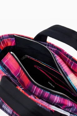 Nylon bag with Arty multi-position handles