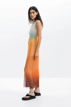 Ombre tulle dress