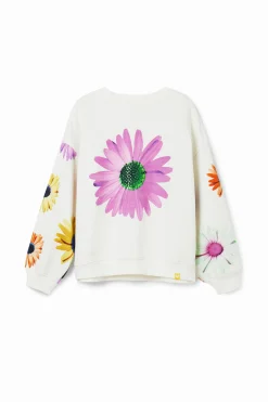 Oversize daisy sweatshirt