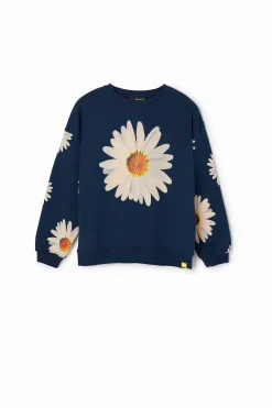 Oversize daisy sweatshirt