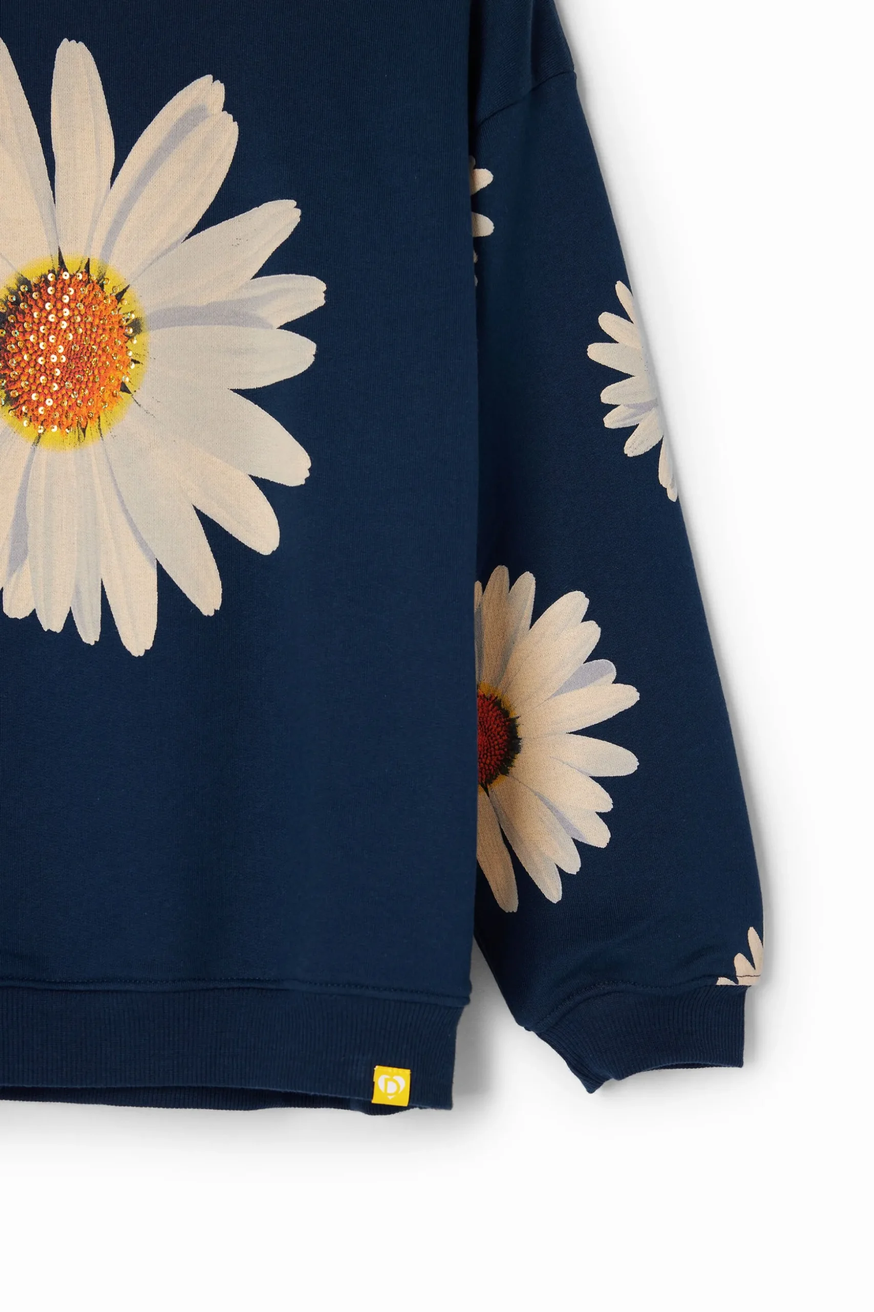 Oversize daisy sweatshirt