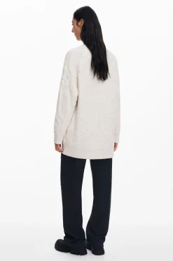 Oversized knit cardigan