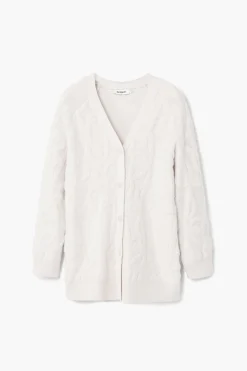 Oversized knit cardigan