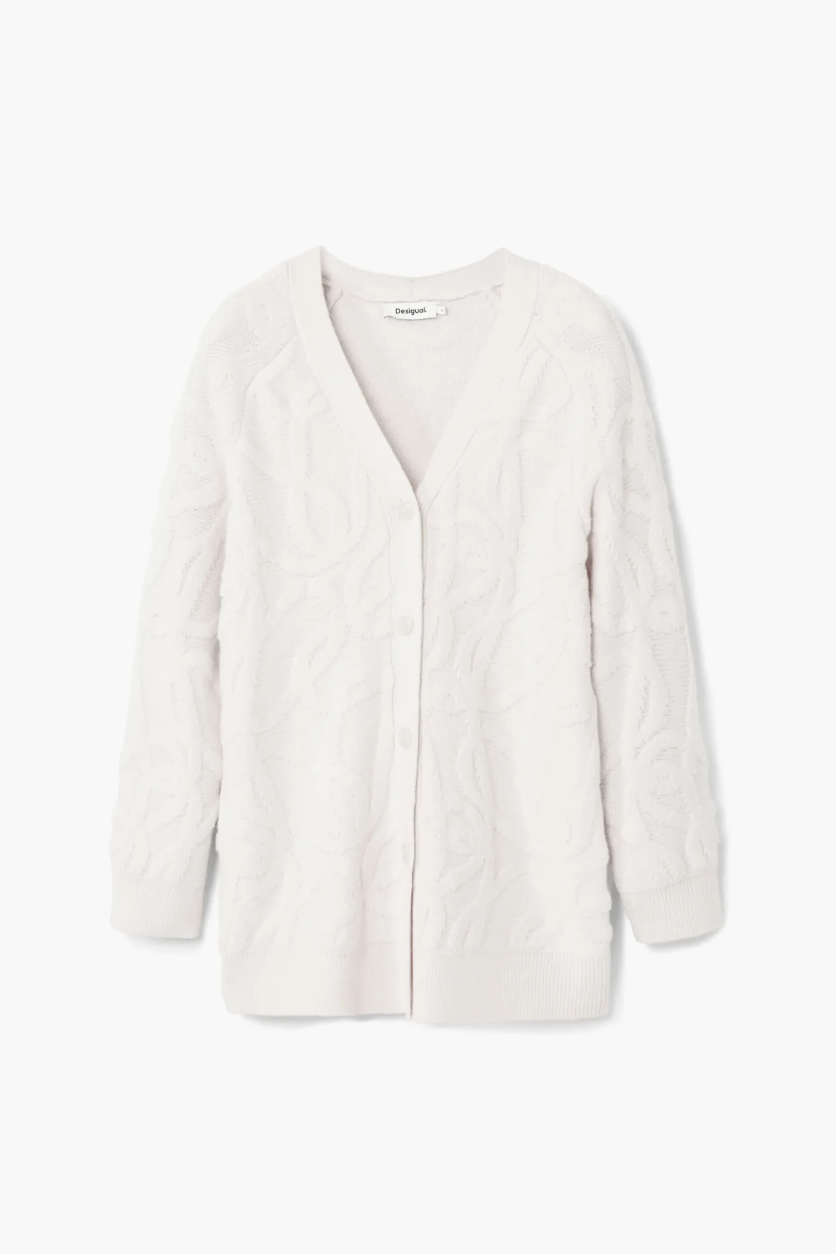 Oversized knit cardigan