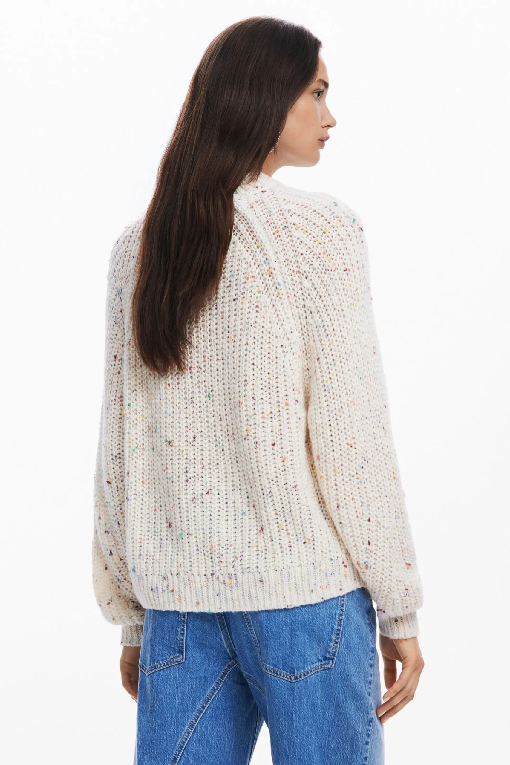 Oversized knit sweater