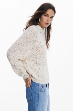 Oversized knit sweater