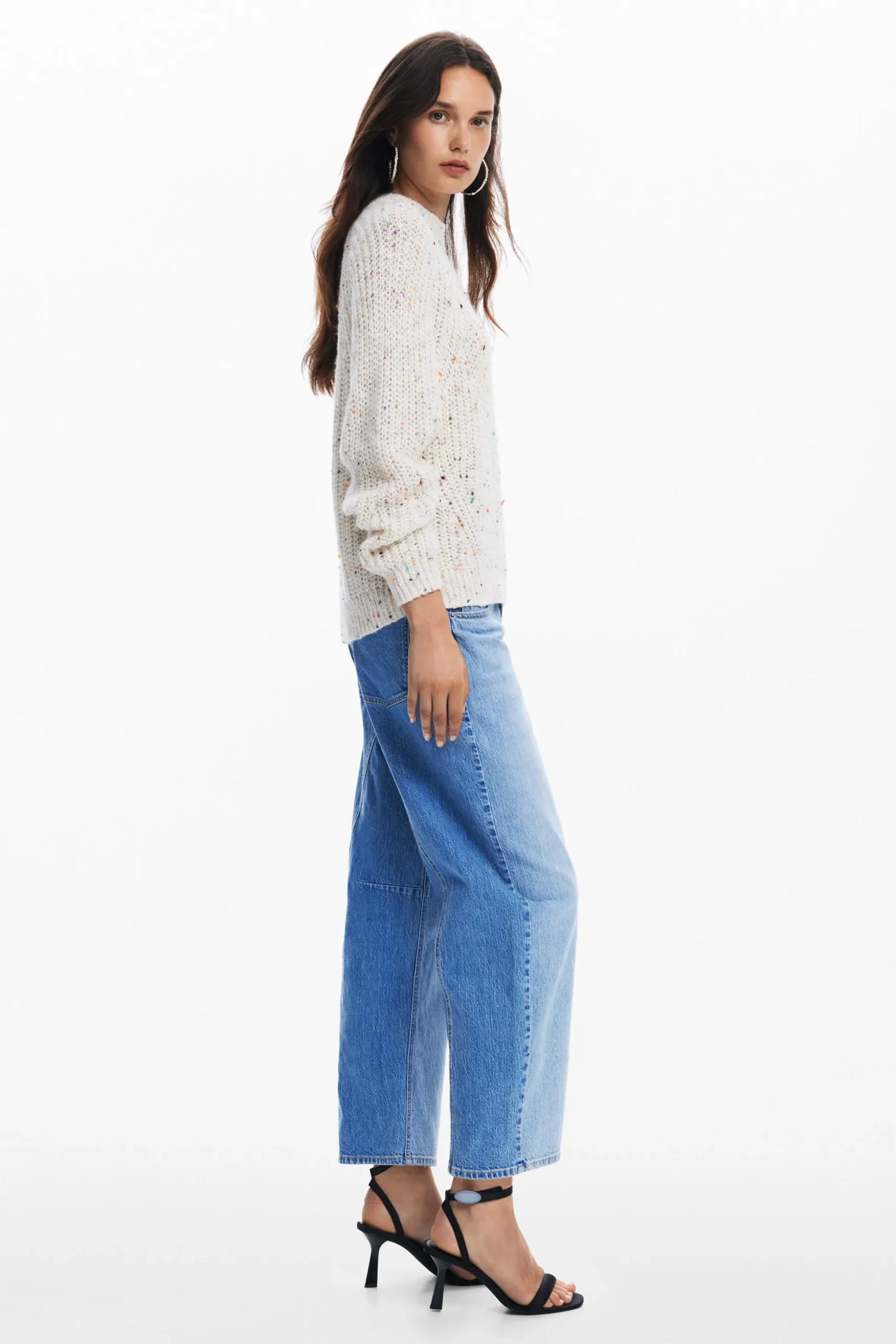 Oversized knit sweater