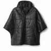 Padded logo poncho