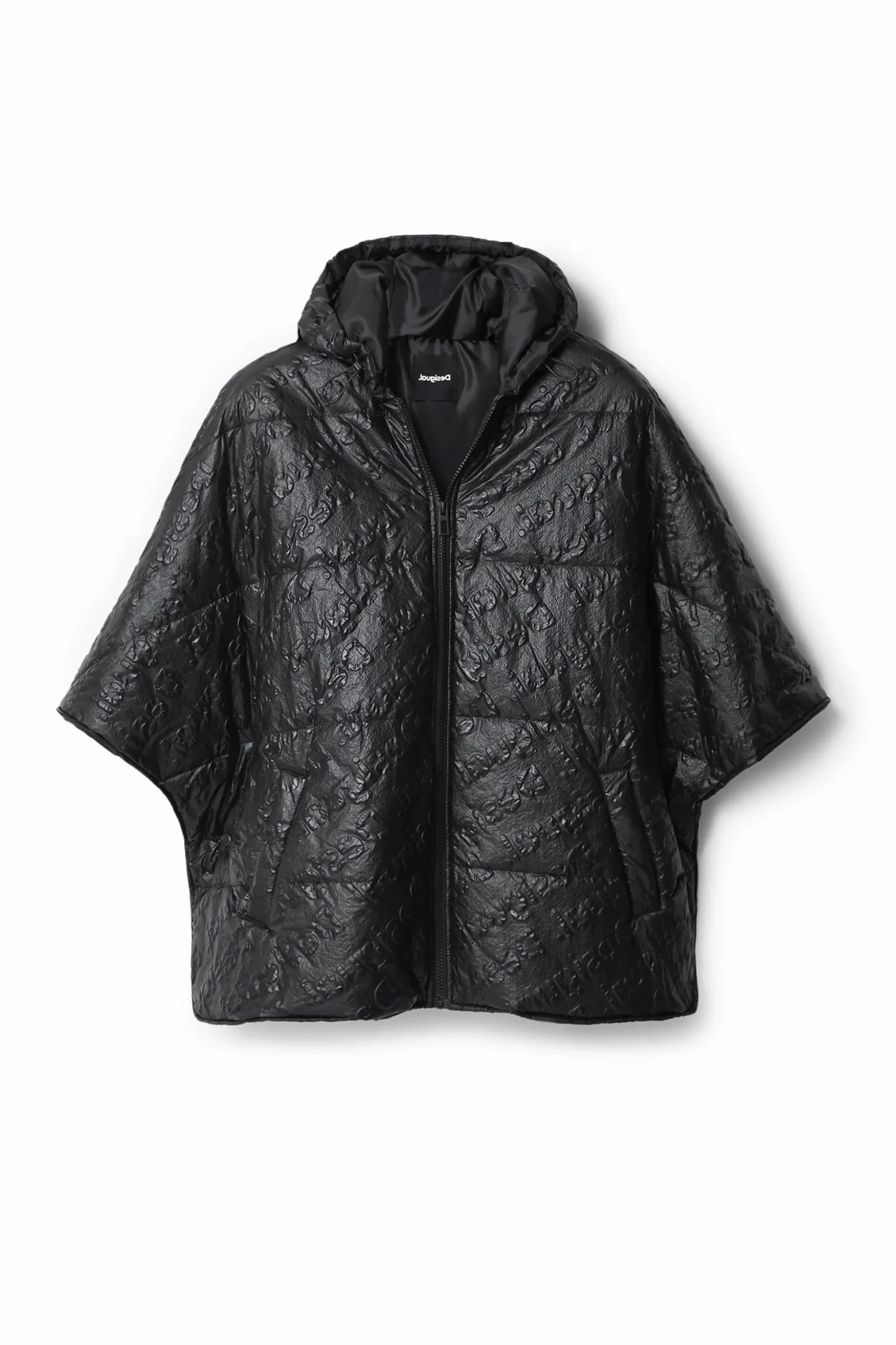 Padded logo poncho