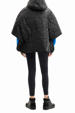 Padded logo poncho