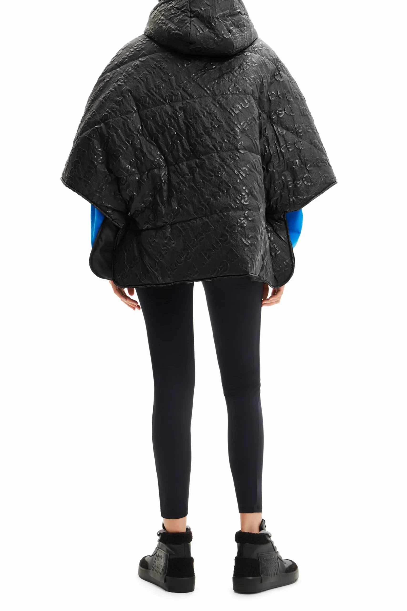 Padded logo poncho