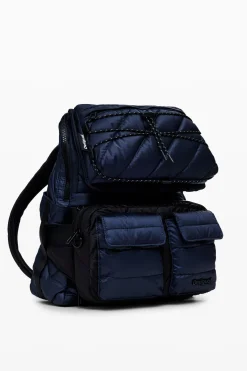 Padded multi-pocket backpack