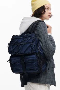 Padded multi-pocket backpack