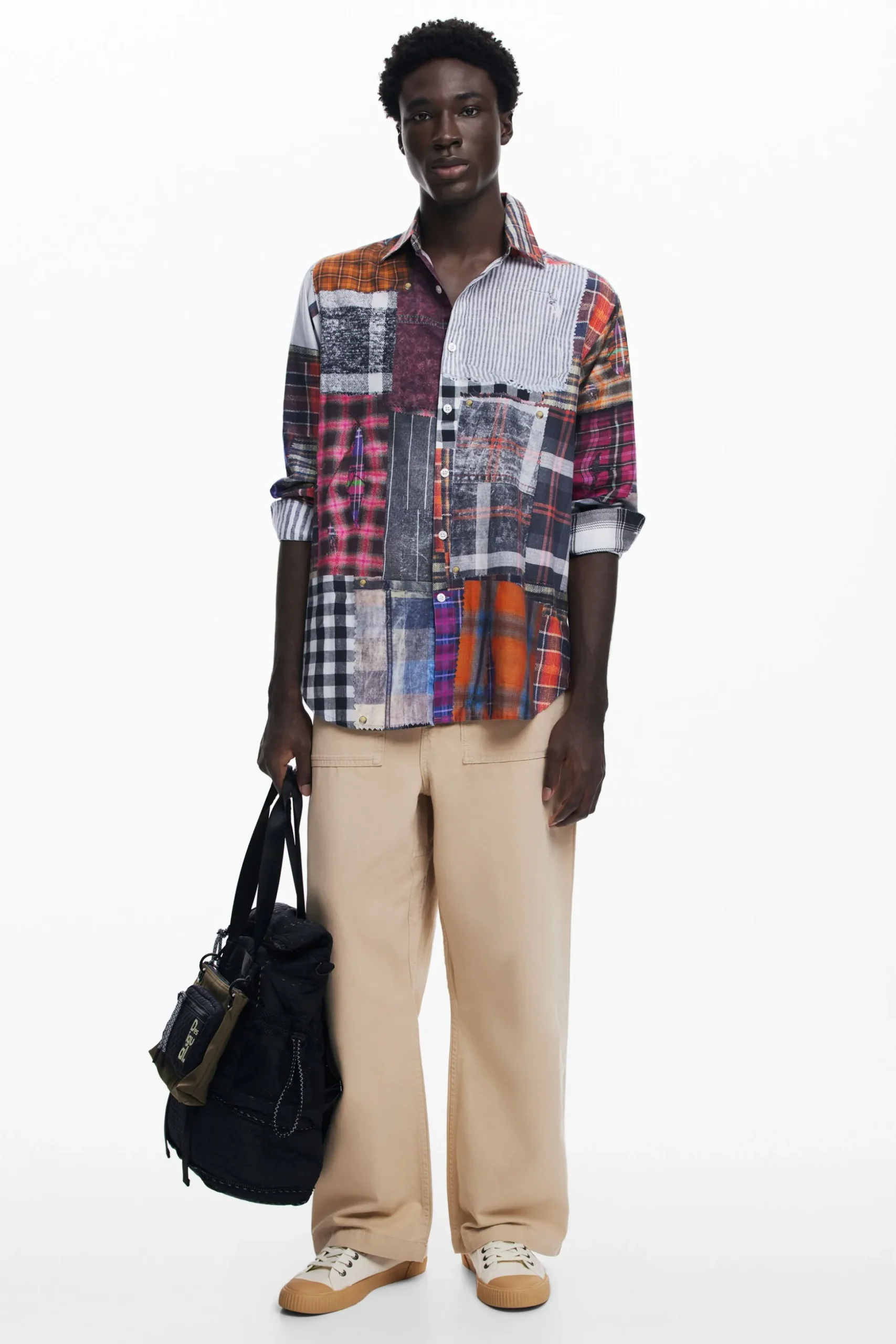 Patched shirt