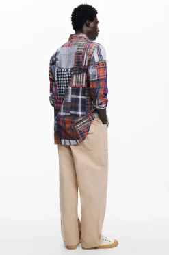 Patched shirt