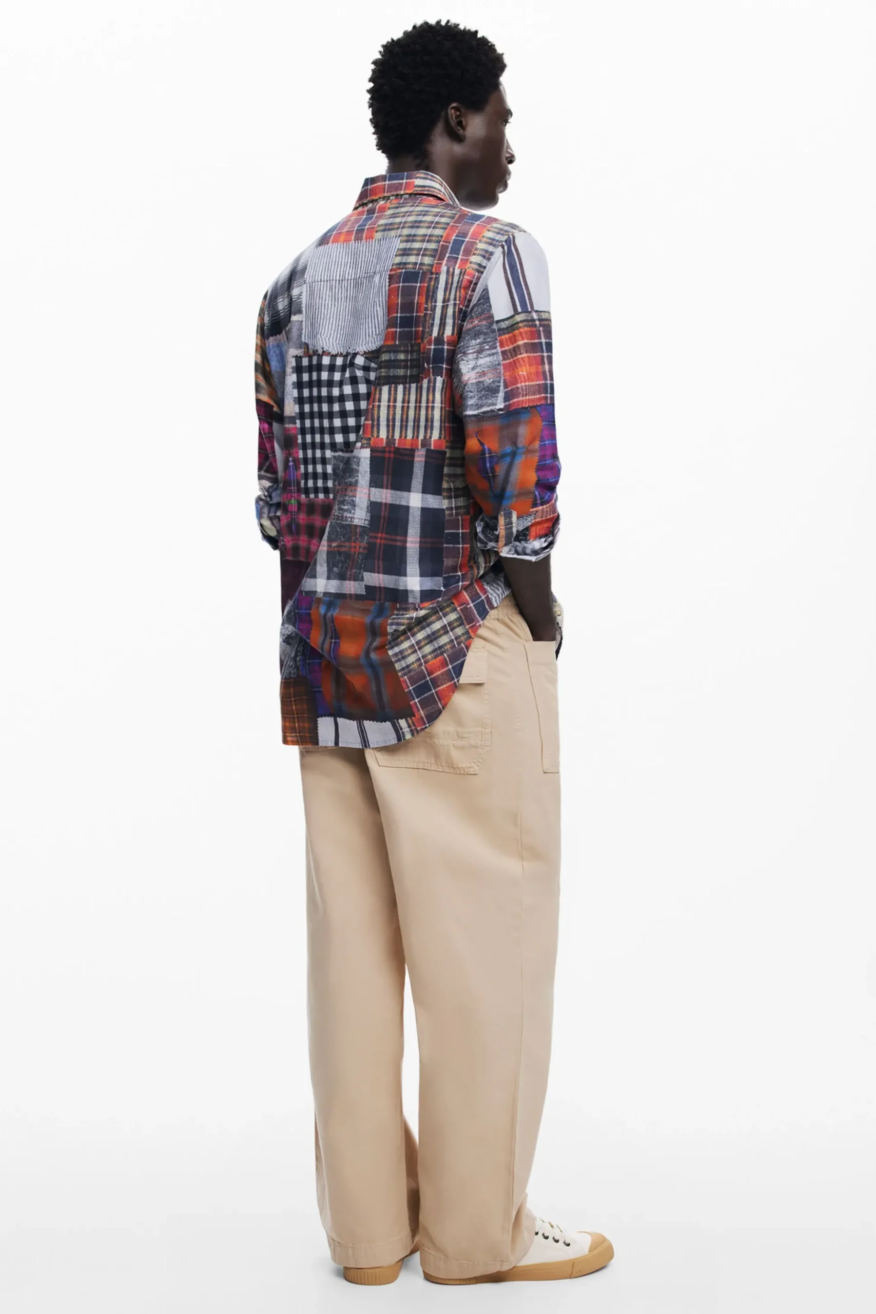 Patched shirt