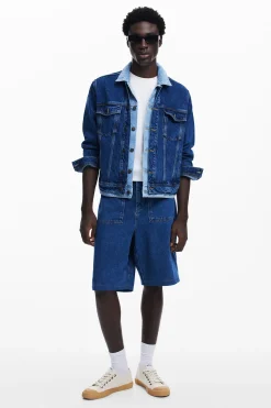 Patchwork denim jacket