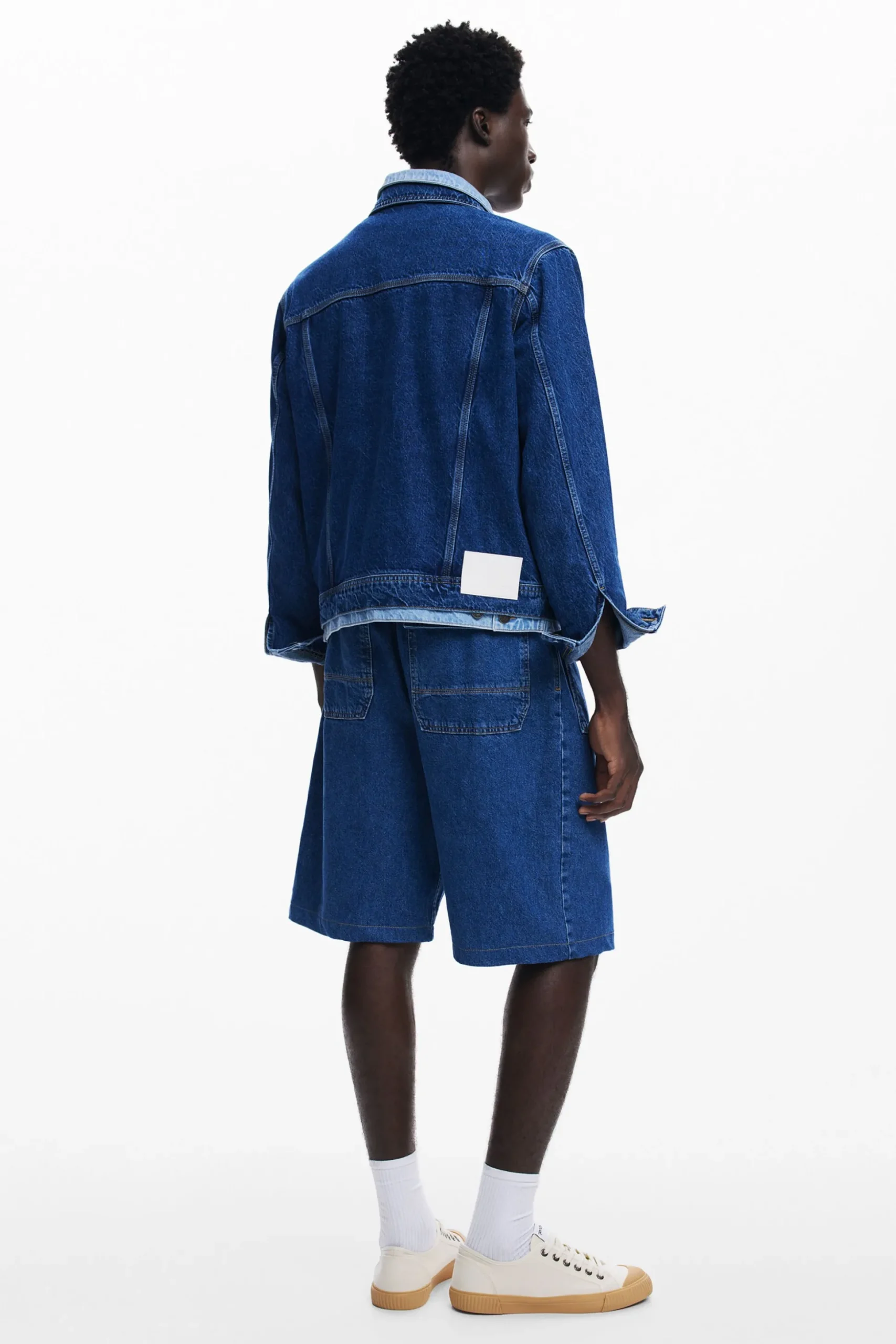 Patchwork denim jacket
