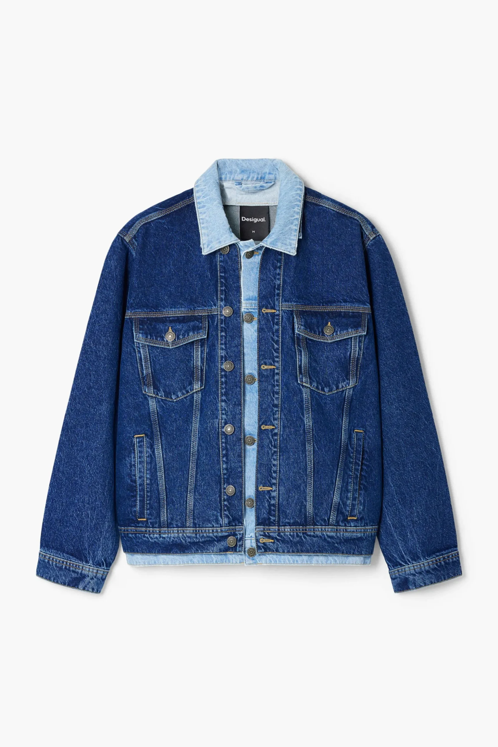 Patchwork denim jacket